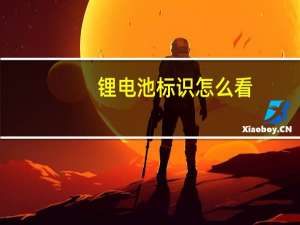 锂电池标识怎么看