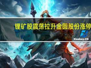 锂矿股震荡拉升 金圆股份涨停