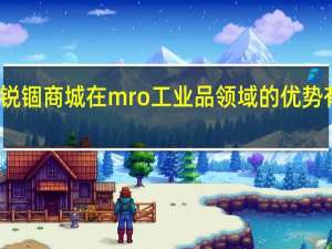 锐锢商城在mro工业品领域的优势有哪些