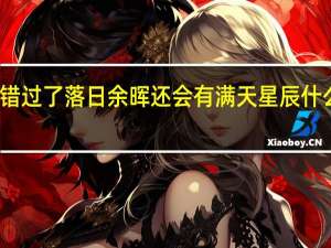 错过了落日余晖还会有满天星辰什么意思