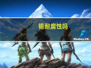 锡耐腐蚀吗