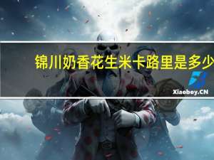 锦川 奶香花生米卡路里是多少