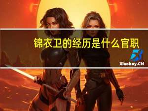 锦衣卫的经历是什么官职