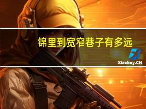 锦里到宽窄巷子有多远（锦里到宽窄巷子）