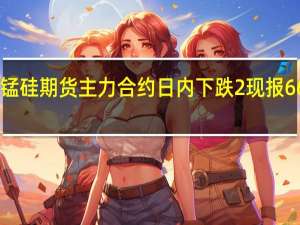 锰硅期货主力合约日内下跌2%现报6662元/吨