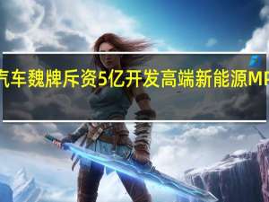 长城汽车魏牌斥资5亿开发高端新能源MPV专属平台