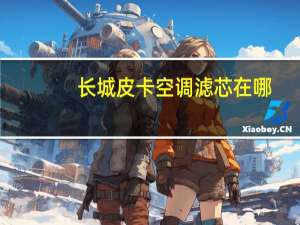 长城皮卡空调滤芯在哪