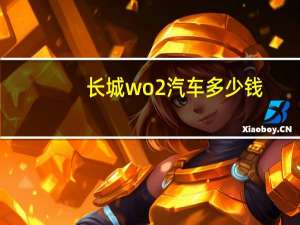 长城wo2汽车多少钱