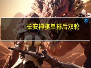 长安神骐单排后双轮（长安神骐单排）
