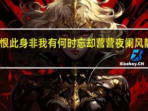 长恨此身非我有何时忘却营营夜阑风静縠纹平（长恨此身非我有何时忘却营营）