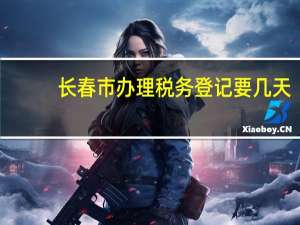 长春市办理税务登记要几天