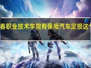 长春职业技术学院有保险汽车定损这个专业么