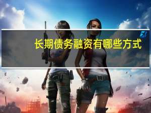 长期债务融资有哪些方式