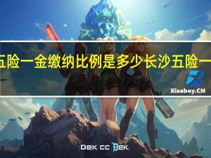 长沙五险一金缴纳比例是多少　长沙五险一金缴纳基数