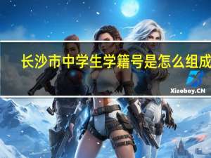 长沙市中学生学籍号是怎么组成的（学籍号是怎么组成的）