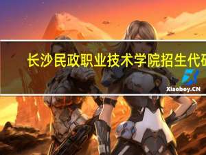 长沙民政职业技术学院招生代码