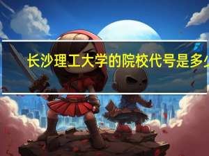 长沙理工大学的院校代号是多少