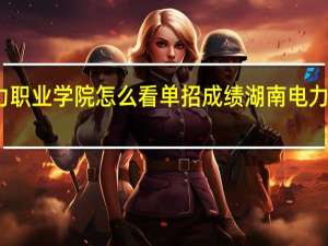 长沙电力职业学院怎么看单招成绩 湖南电力职业技术学院