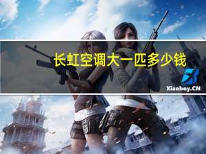 长虹空调大一匹多少钱
