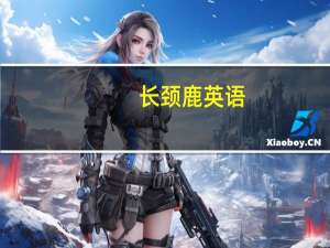 长颈鹿英语（袋鼠英语）