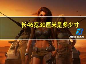 长46宽30厘米是多少寸