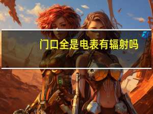 门口全是电表有辐射吗