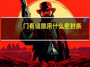 门有缝隙用什么密封条