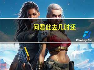 问君此去几时还,来时莫徘徊是什么意思