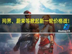 问界、蔚来等掀起新一轮价格战！专家：将有一批车企严重亏损