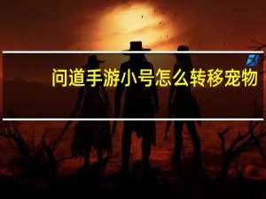 问道手游小号怎么转移宠物