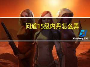 问道15级内丹怎么弄