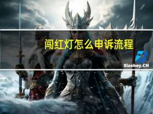 闯红灯怎么申诉流程