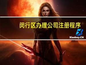 闵行区办理公司注册程序