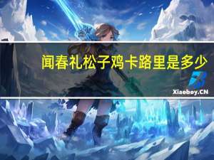 闻春礼 松子鸡卡路里是多少