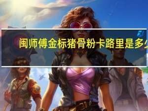 闽师傅 金标猪骨粉卡路里是多少