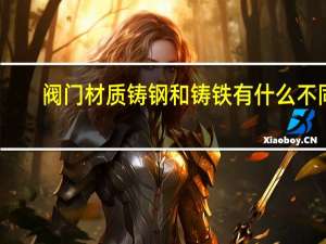 阀门材质铸钢和铸铁有什么不同