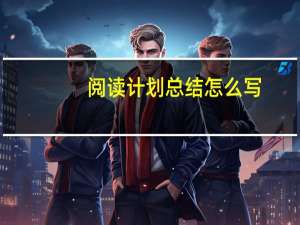 阅读计划总结怎么写