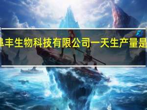 阜丰生物科技有限公司一天生产量是多少吨
