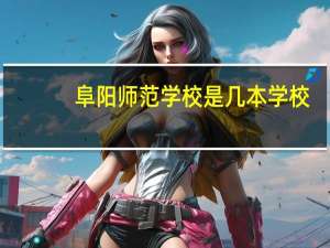阜阳师范学校是几本学校
