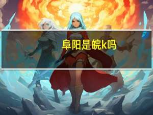 阜阳是皖k吗