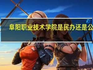 阜阳职业技术学院是民办还是公办