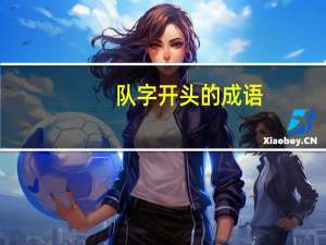 队字开头的成语