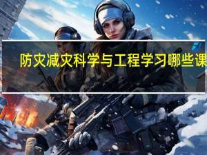防灾减灾科学与工程学习哪些课程