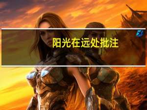 阳光在远处批注（阳光在远处）