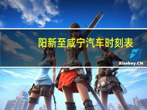 阳新至咸宁汽车时刻表