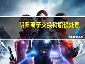 阴阳离子交换树脂预处理（阴阳离子交换树脂的工作原理）