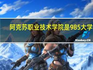 阿克苏职业技术学院是985大学吗