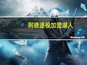 阿德退役加盟湖人（阿德退役）