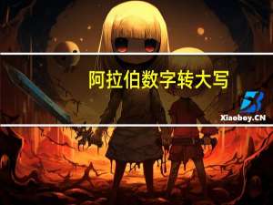 阿拉伯数字转大写（阿拉伯数字一到十 用大写怎么写）