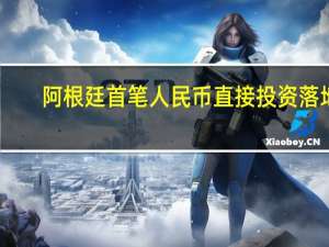 阿根廷首笔人民币直接投资落地